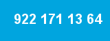 922 171 13 64